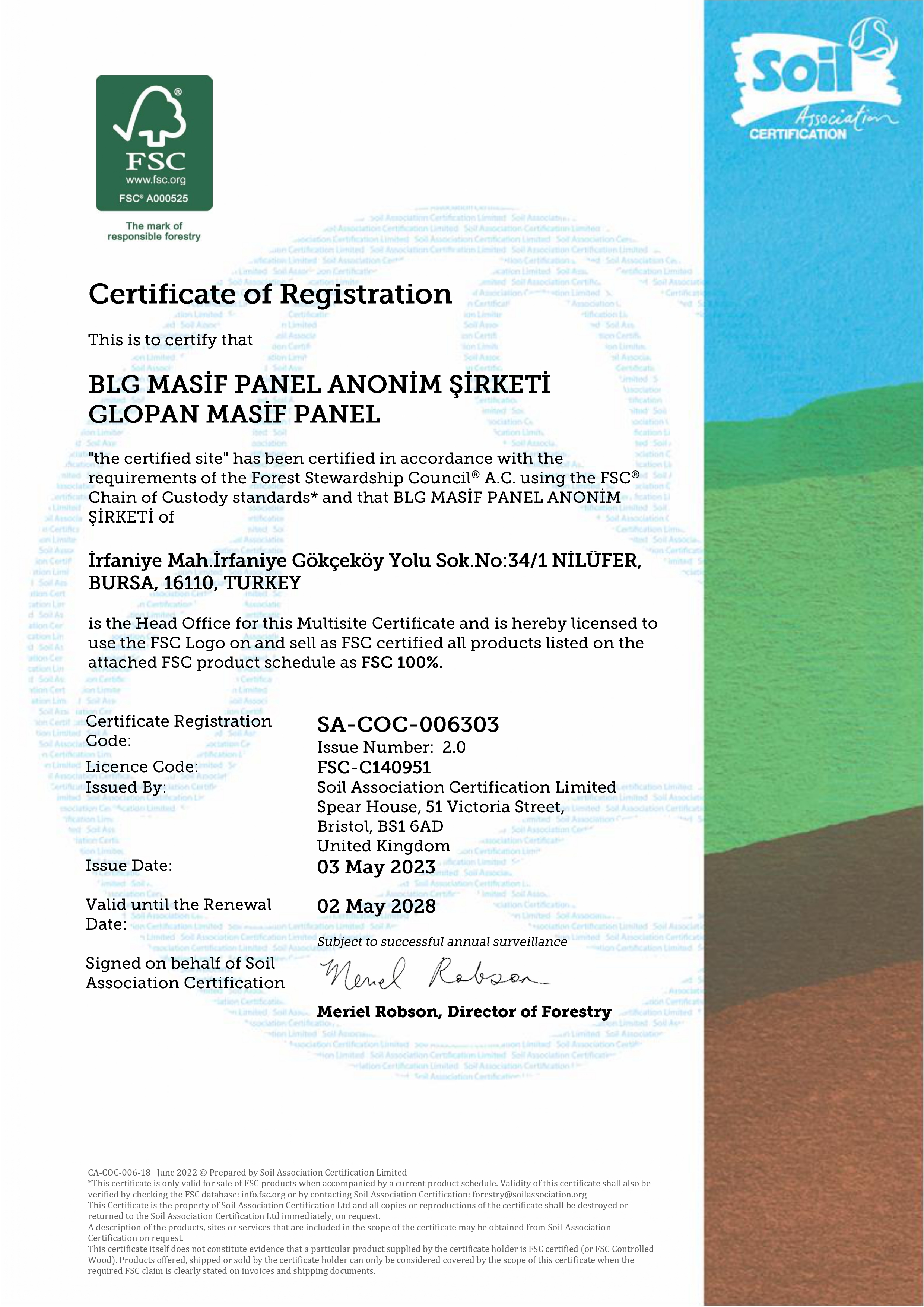 FSC Sertifikalı Ahşap